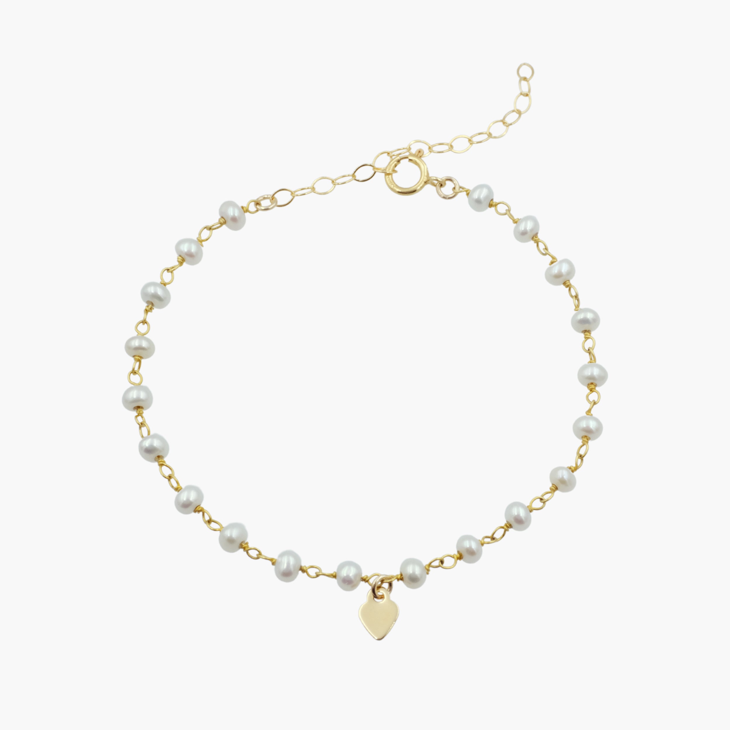 Pearl Chain Bracelet-Harper Phinn Jewelry