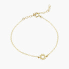 minimalist sun charm bracelet gold-filled jewelry
