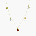 Multi Gemstone Dangle Necklace-Harper Phinn Jewelry