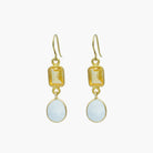 Gemstone Dangle Earrings-Harper Phinn Jewelry