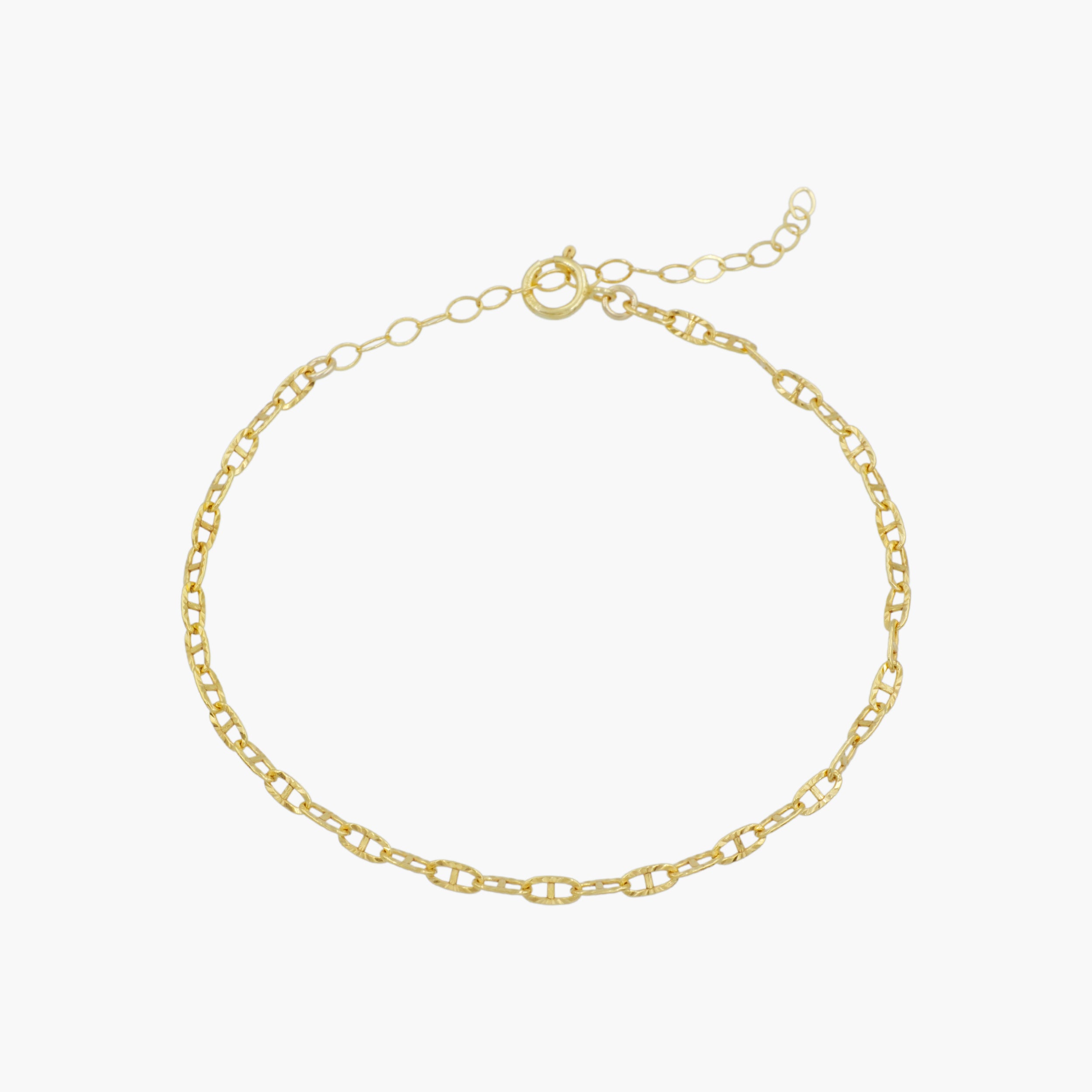 Mini Anchor Chain Bracelet-Harper Phinn Jewelry